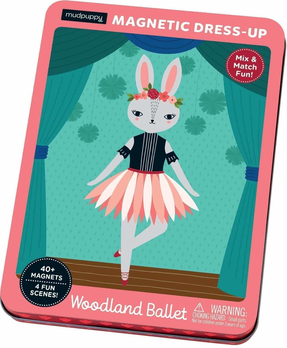 Magneetspel Dress-Up – Woodland Ballet | Mudpuppy